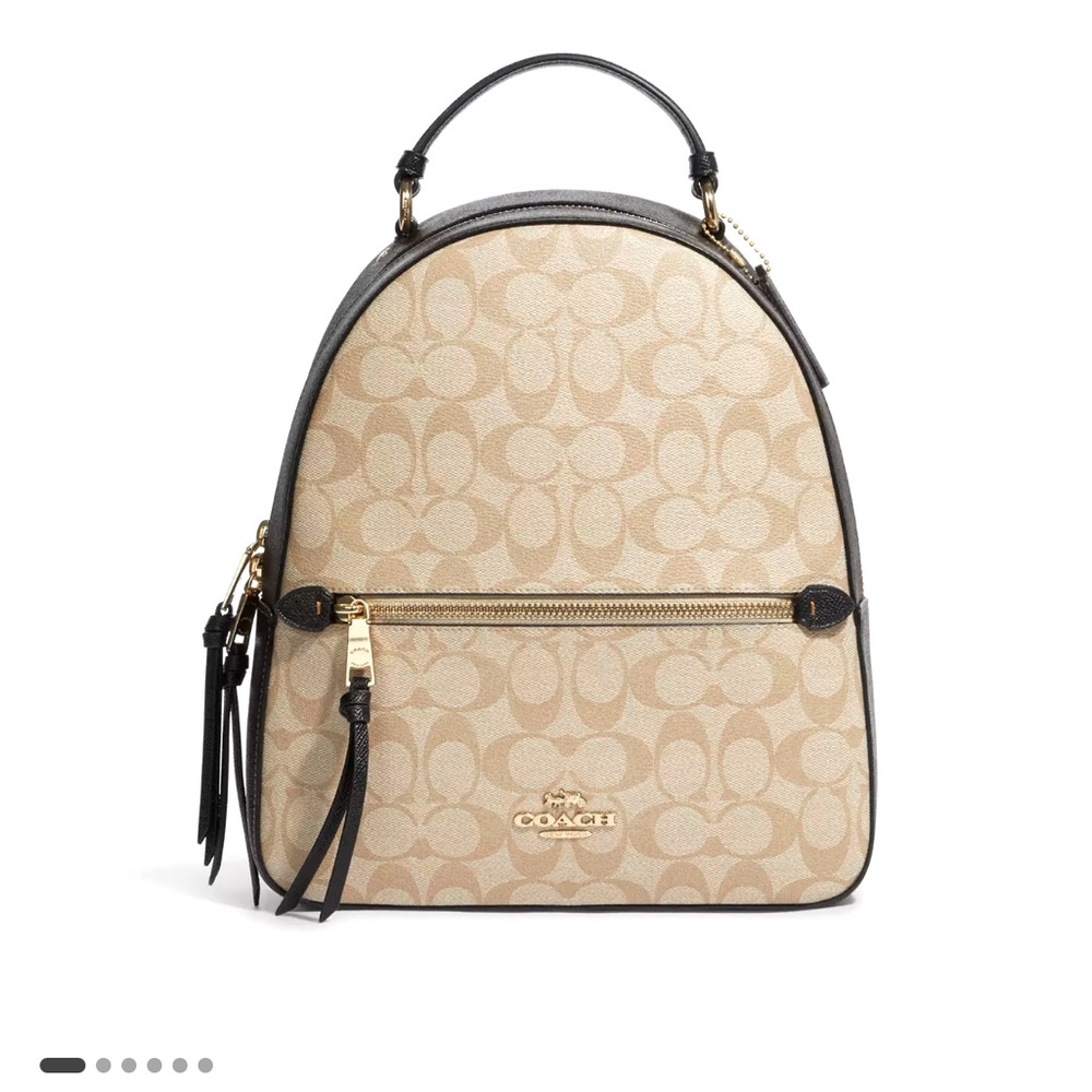 Jordyn Backpack In Blocked Signature Canvas